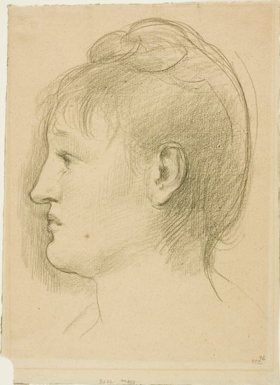 Hoved af en kvinde af Pierre Puvis de Chavannes