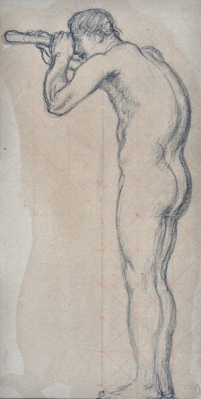 Teleskopet (tegning) af Pierre Puvis de Chavannes
