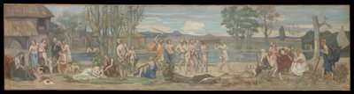 Ludus pro patria (Patriotiske lege) af Pierre Puvis de Chavannes