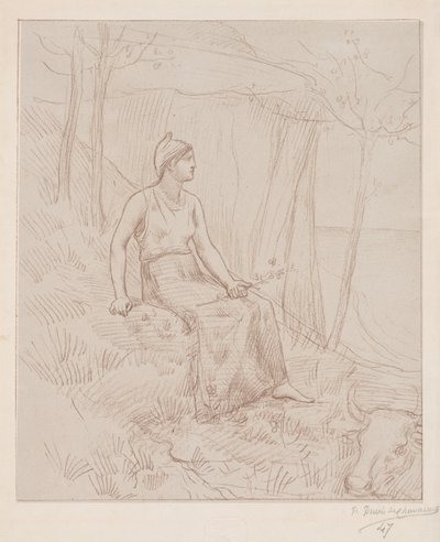 Normandiet. af Pierre Puvis de Chavannes