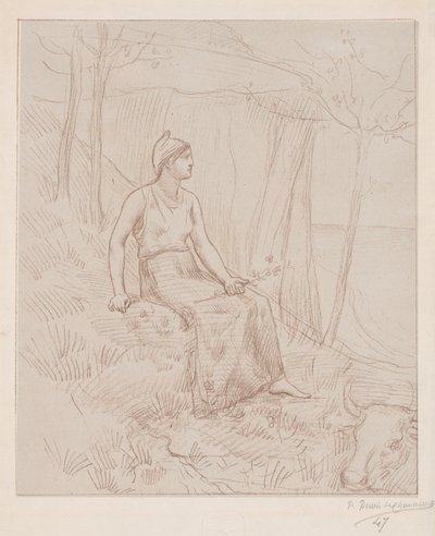 Normandiet af Pierre Puvis de Chavannes