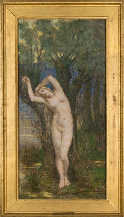 Personifikation af Saône af Pierre Puvis de Chavannes