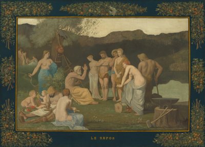 Hvile af Pierre Puvis de Chavannes