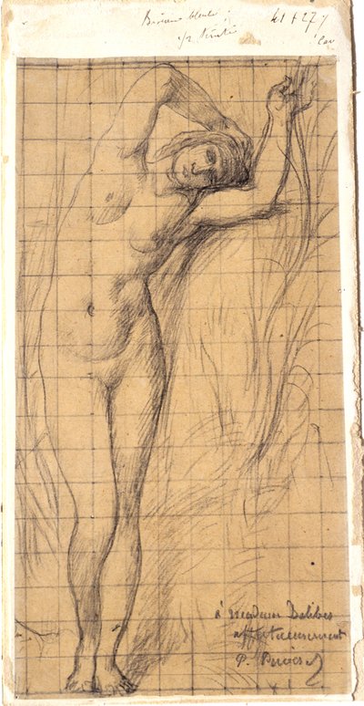 Studie für die Figur von "La Saône" af Pierre Puvis de Chavannes