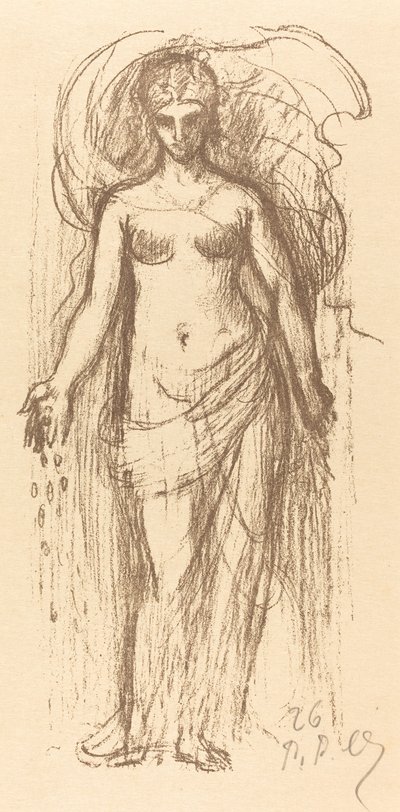 Studie af en kvinde (overflod) af Pierre Puvis de Chavannes