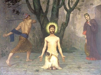 Halshugningen af Johannes Døberen, 1869 af Pierre Puvis de Chavannes