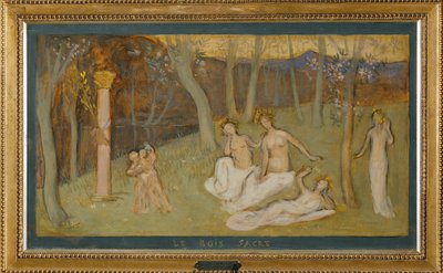Den hellige lund (maleri på lærred) af Pierre Puvis de Chavannes