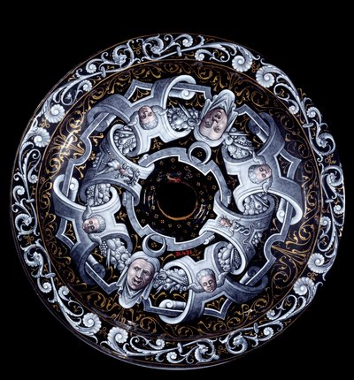 Enamaille flad bagside tilskrevet Pierre Reymond (aktiv 1537-efter 1584) 1569. Paris, Louvre Museum af Pierre Reymond