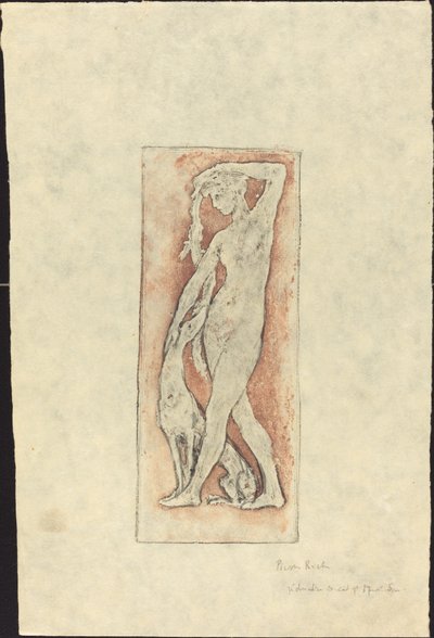 Diane au levrier (Diana og en Greyhound) af Pierre Roche