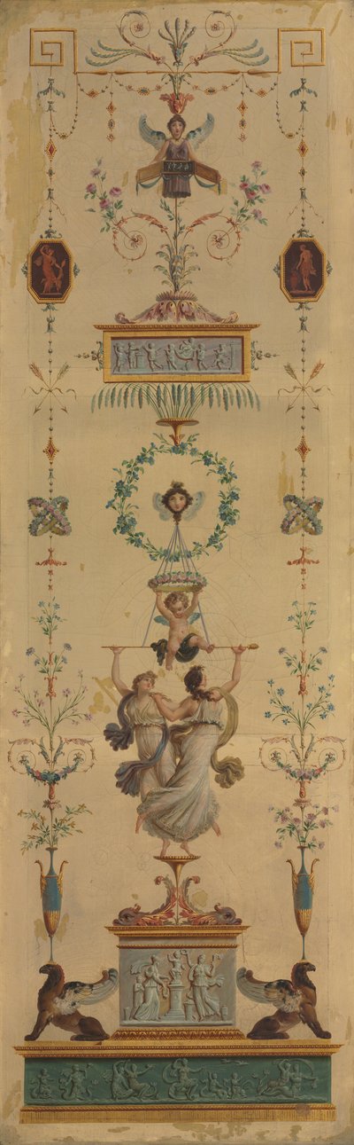 Dekorativt panel, 1790