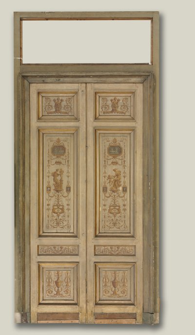 Dobbeltfløjede døre, 1790