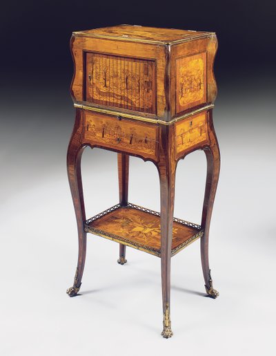 Louis XV sekretær juveler af Pierre Roussel