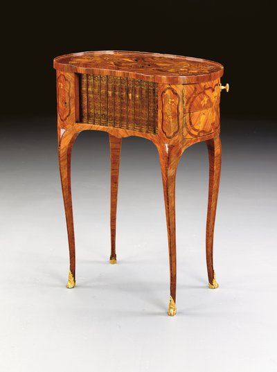 Louis XV skrivebord, ca. 1750 af Pierre Roussel