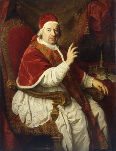 Portræt af pave Benedikt XIV af Pierre Subleyras