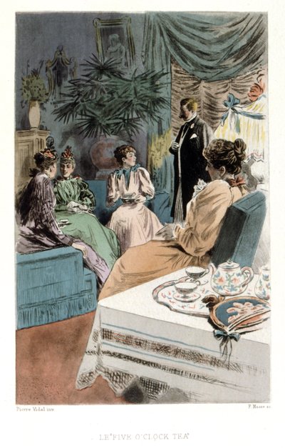 illustration til "Kvinden i Paris" af Pierre Vidal