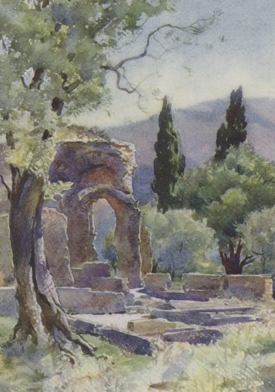 Tivoli, Villa Adriana af Pierre Vignal