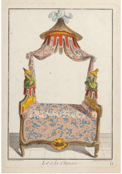 Kinesisk seng, ca 1788. af Pierre de La Mesangere