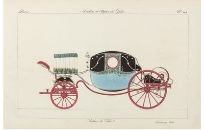 Byvogn, 1800-tallet. af Pierre de La Mesangere