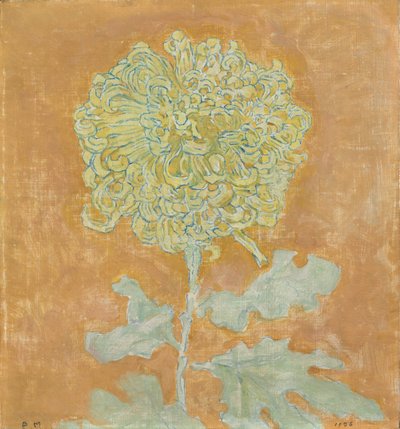 Krysantemum, 1906-1942 af Piet Mondrian