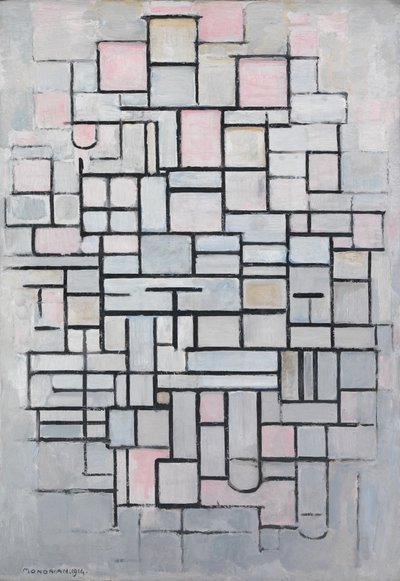 Sammensætning nr. IV af Piet Mondrian