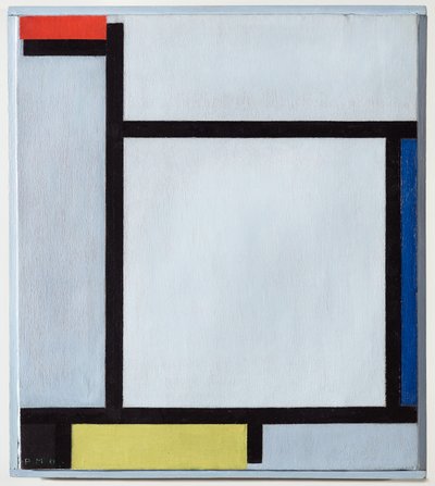 Komposition med rød, blå, sort, gul og grå, 1921 af Piet Mondrian