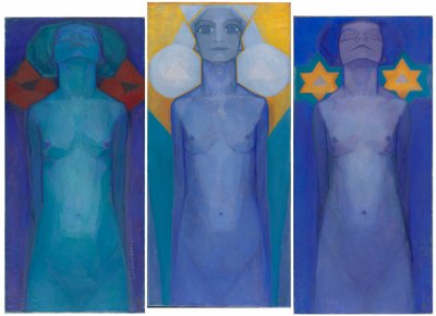 Evolution, 1911. af Piet Mondrian