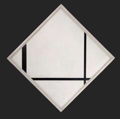 Fox Trot A af Piet Mondrian