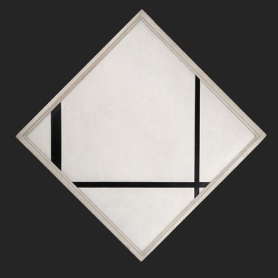Fox trot A af Piet Mondrian