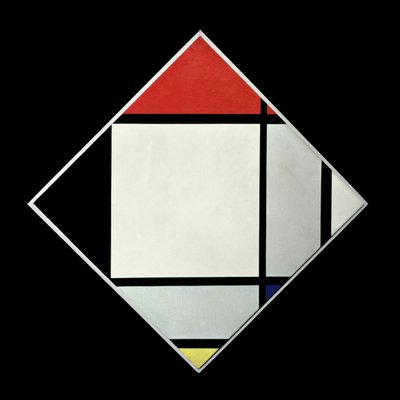 Pastillemaling II af Piet Mondrian