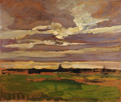 Månelandskab af Piet Mondrian
