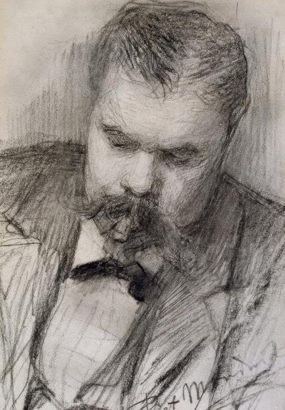 Portræt af Frits Mondrian, 1898, af Piet Mondrian