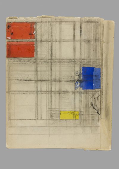 Studie til en komposition af Piet Mondrian