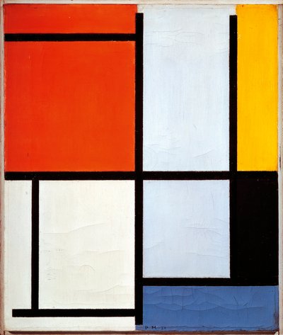 Schweiz, Basel, sammensætning af Piet Mondrian