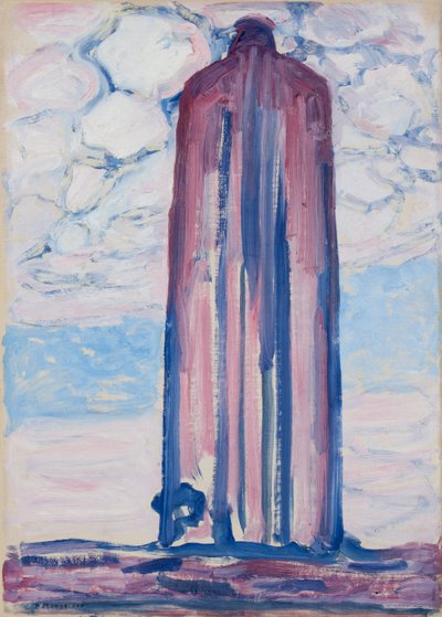 Fyrtårnet i Westkapelle, 1908. af Piet Mondrian
