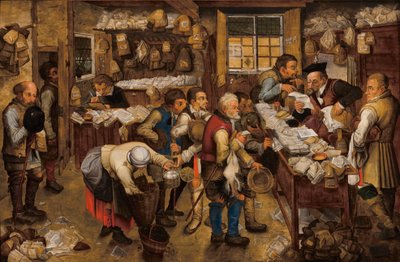 Skatteopkræverkontoret af Pieter Brueghel the Younger