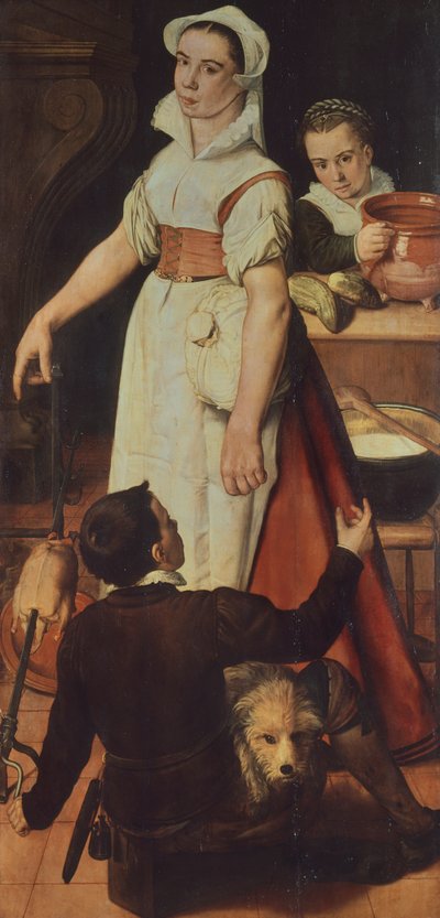 Cook, af Pieter Aertsen (1507 eller 1508-1575) af Pieter Aertsen