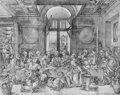 Den sidste nadver af Pieter (circle of) Coecke van Aelst