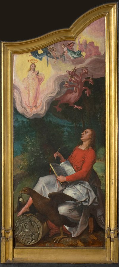 Jan van der Biest Triptykon højre panel. af Pieter Aertsen