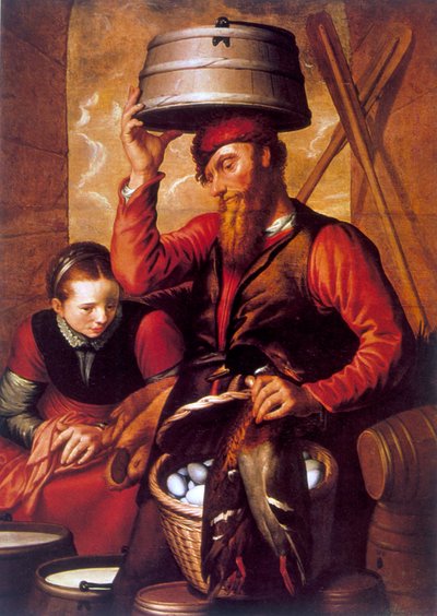 Spilhandleren, 1500-tallet af Pieter Aertsen