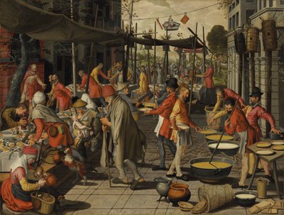 Lignelsen om bryllupsfesten. af Pieter Aertsen