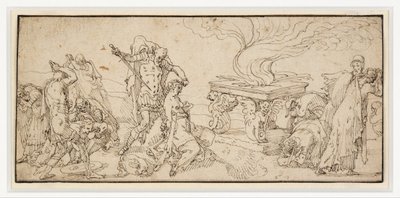 Offer af Iphigenia af Pieter Aertsen