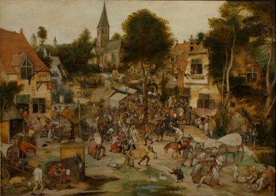 Landsbymessen Kermis, før 1565. af Pieter Balten