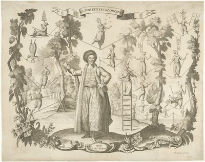 Akrobater og vandrere af Pieter Balthasar Bouttats
