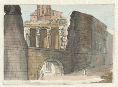 romerske ruiner af Pieter Bartholomeusz. Barbiers