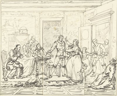 Scenescene fra Jacob Simonsz de Rijk af Pieter Bartholomeusz. Barbiers