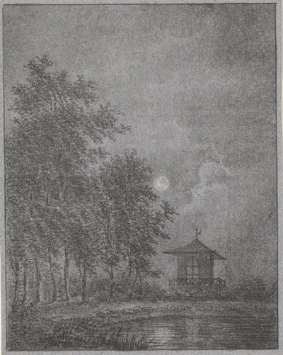 Have ved måneskin af Pieter Bartholomeusz. Barbiers