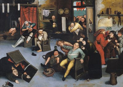 At skære galskabens sten ud eller en operation på hovedet af Pieter Bruegel the Elder