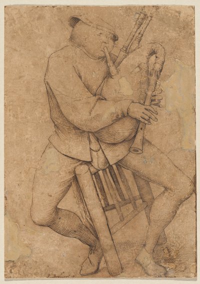 Sækkepibespilleren af Pieter Bruegel the Elder