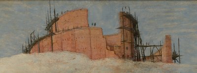 Detalje fra Babels Store Tårn i Wien af Pieter Brueghel the Elder