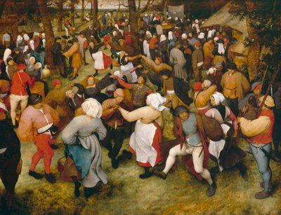 Bryllupsdansen af Pieter Brueghel the Elder